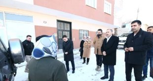 Depremzede ailelere ziyaretler sürüyor