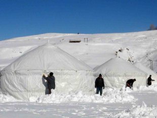 1071 Sultan Alparslan Otağı'ndaki çadırlar Kahramanmaraş için sökülüyor
