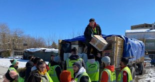 Atatürk Üniversitesi psikososyal destek ekibi ile 5. yardım tırı deprem bölgesine ulaştı