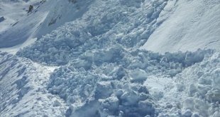 Van'da karla mücadele ekiplerinin çalışma yürüttüğü yola çığ düştü