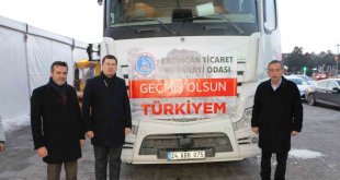 Erzincan TSO'nun 3'ncü yardım tırı yola çıktı