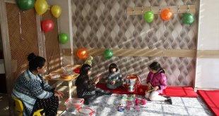 Muş'a gelen depremzede çocuklar için oyun alanları oluşturuldu
