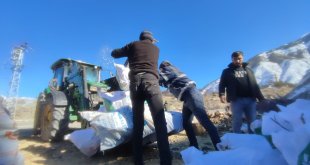 Deprem bölgesine odun yetiştirmek için seferber oldular