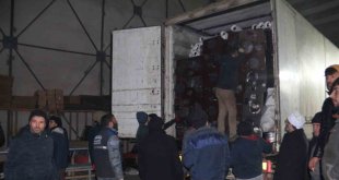 Ağrı'dan sekizinci yardım tırı afet bölgesine gönderildi