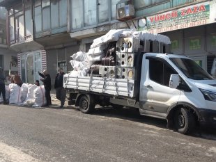 Muş'tan deprem bölgesine 600 soba gönderildi