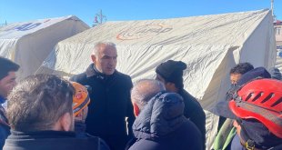 Bakan Ersoy "asrın felaketi"nden etkilenen Malatya'da incelemelerini sürdürdü