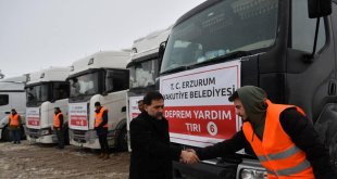 Yakutiye Belediyesi'nden depremzedelere yardım eli