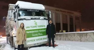 VANTB yardım tırı deprem bölgesine hareket etti