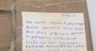 Bingöl'de şehit yeğeninden duygulandıran destek