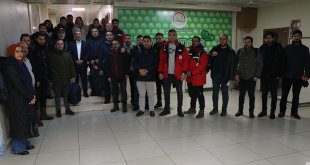 Ağrı İl Tarım ve Orman Müdürlüğünde görev yapan 40 kişilik ekip deprem bölgesine gitti