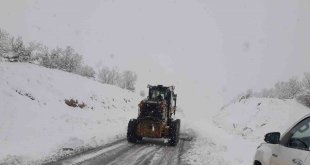 Malatya'da kardan kapalı yol kalmadı