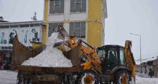 Tercan'da kar temizliği