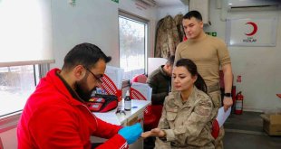 Jandarmadan kan bağışı