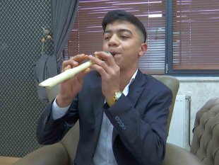 Flütü klarnete çeviren Emirhan, yeteneğiyle göz dolduruyor