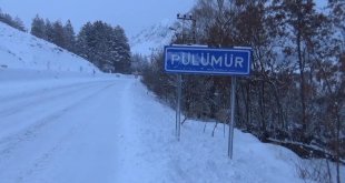 Tunceli'de yoğun kar yağışı hayatı olumsuz etkiliyor