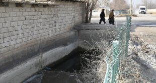 Iğdır'da sulama kanalına sıkışan balıklar kurtarıldı