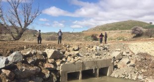 Tunceli'de selden zarar gören menfezler yenilendi
