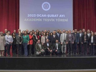 Ocak ve Şubat ayı akademik teşvik ve ödül töreni düzenlendi