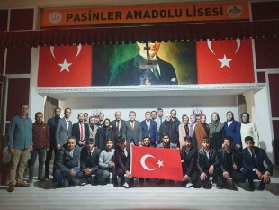 Pasinler'de İstiklal Marşı'nın kabulünün 102. yılı kutlandı