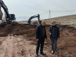 Doğanşehir'de yapılacak konutlar için çalışmalar başladı