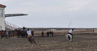 Selim'de ciritçiler depremzedeler için yarıştı