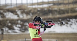 Biatlon Türkiye Şampiyonası Erzurum'da başladı