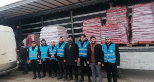 Erzurum'dan Adıyaman'daki depremzedelere 25 ton gıda malzemesi gönderildi