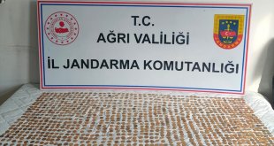 Ağrı'da tır dorsesinin yedek lastiğinde 1245 altın sikke ele geçirildi