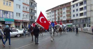 Kars'ta Özhaseki'yi atlı ciritçiler karşıladı