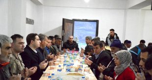 Yedisu Kaymakamı Başar, güvenlik korucularıyla bir araya geldi