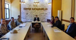 Pertek'te seçim güvenliği toplantısı yapıldı