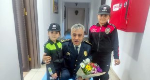 Ağrı'da Minik Kalpler Anaokulu Öğrencileri, Polis Haftası'nı İl Emniyet Müdürü ile Kutladı