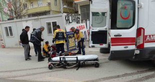 Cipin çarptığı yaya yaralandı