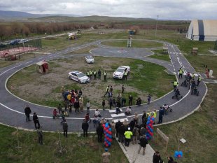 Orgeneral Arif Çetin, adının verildiği trafik eğitim parkının açılışına katıldı