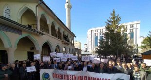 Van'da İsrail'in Mescid-i Aksa'ya saldırıları protesto edildi