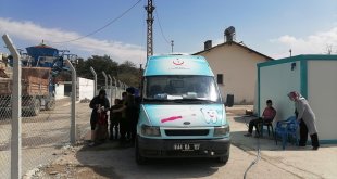 Malatya'da depremzedelere gezici klinikle ağız ve diş sağlığı hizmeti