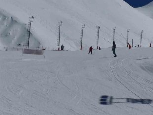 Palandöken'de hafta sonu kayak coşkusu