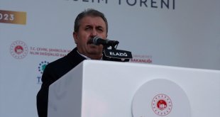BBP Genel Başkanı Destici, Elazığ'daki temel atma töreninde konuştu: