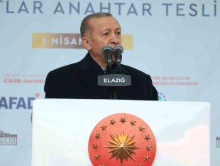 Cumhurbaşkanı Erdoğan, Elazığ'da depremzedelere seslendi