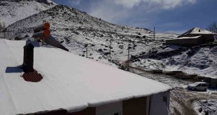 Erciş'te kar yağışı hayvan yetiştiricilerine zor anlar yaşattı