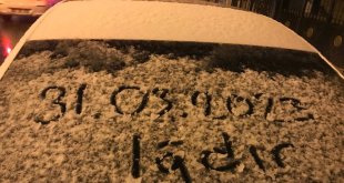 Iğdır'da nisan ayında kar etkili oluyor