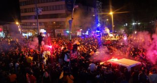 Erzurum'da da Galatasaray coşkusu yaşandı