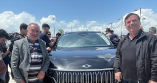 Türkiye'nin yerli otomobili Togg Ağrı'da tanıtıldı