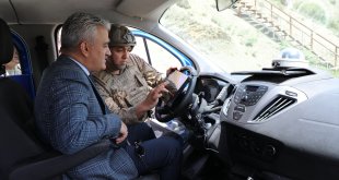 Erzincan Valisi Mehmet Makas, Kemah ilçesindeki üs bölgelerini ziyaret etti