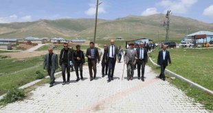 Kaymakam Aydın, kırsal mahallelerdeki çalışmaları inceledi