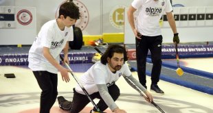 Erzurum'da Curling Heyecanı