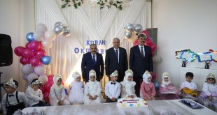 Muş'ta Kur'an-ı Kerim'e geçen öğrenciler için sertifika töreni düzenledi