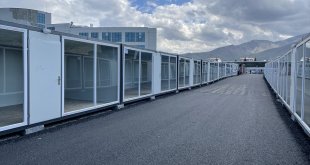 Malatya'daki konteyner kentin çarşısı faaliyete geçiyor