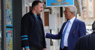 AK Parti Kars milletvekili adayı Kılıç, esnafları ziyaret etti