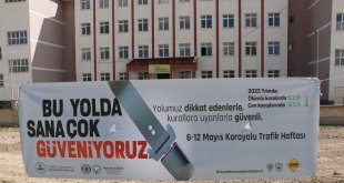 Diyadin'de Trafik Haftası Kutlamaları: Sürücülere Yönelik Trafik Uygulaması Yapıldı